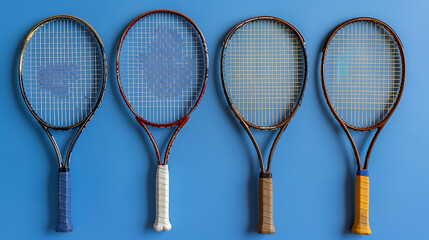 Four Rackets: Rackets for Tennis and for Badminton, Generative Ai
