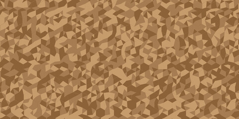 Vector geometric seamless technology brown and  transparent triangle background. Abstract digital grid light pattern white Polygon Mosaic triangle Background, business and corporate background.
