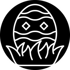 Easter Egg Block Black Style