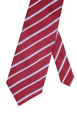 Striped necktie isolated on white background - 760324661