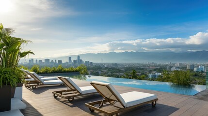 end luxury condominium building illustration exclusive amenities, location design, architecture lifestyle end luxury condominium building