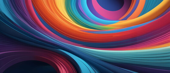 Abstract background with Mesmerizing Multicolor Illustration