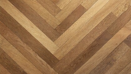 Natural Elegance: Oak Wood Parquet Flooring Background Texture