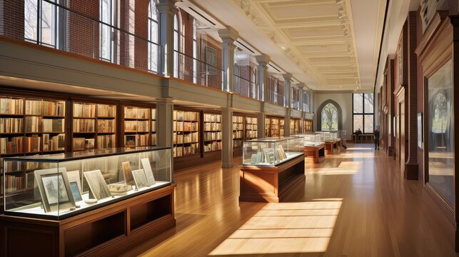 manuscripts history library building illustration preservation artifacts, exhibitions heritage, resources antiquities manuscripts history library building