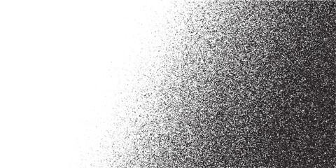 Dots pattern, dots geometric background. Stippling, drawing dots, shading using dots. Pixel disintegration, random halftone effect. Noise grain texture