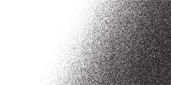 Dots pattern, dots geometric background. Stippling, drawing dots, shading using dots. Pixel disintegration, random halftone effect. Noise grain texture