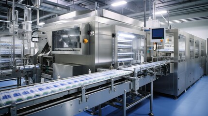 equipment commercial food processing illustration production packaging, technology automation, quality safety equipment commercial food processing
