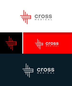 Cross medical logo Icon Brand Identity Sign Symbol Template