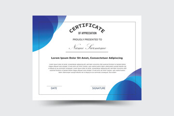 Certificate Design Of Achievement Template