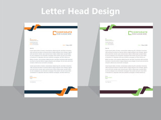 Obraz premium Letter Head design,