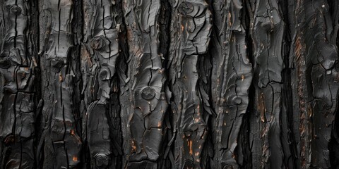 texture of black burnt boards. grunge background, backdrop.