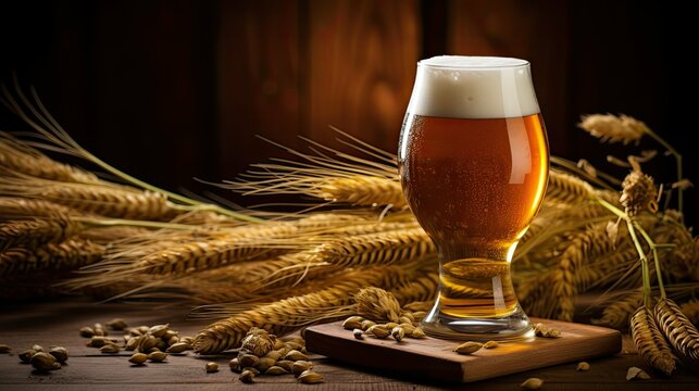 stout craft brewery beer illustration lager ale, pilsner porter, hops barrel stout craft brewery beer