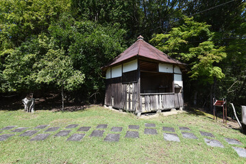 Obraz premium 金蔵寺 展望小屋 京都市西京区大原野