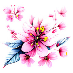 Cherry blossoms Pink Flowers 