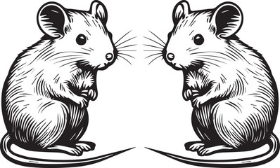 2 Rat vector file download | Any changes can be possible