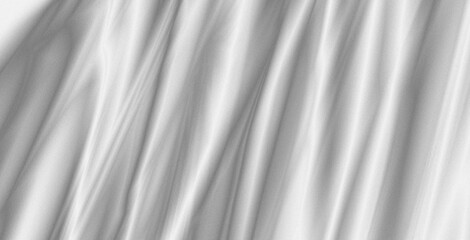 Fototapeta premium Smooth elegant white grey satin texture abstract background. Luxurious background design