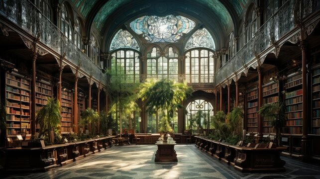 books europe library building illustration knowledge research, innovation technology, preservation heritage books europe library building