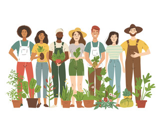  A group of volunteers collaborates to build a community garden providing access to fresh produce and promoting sustainability through collective effort. 