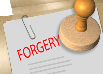 FORGERY - verification concept - 760351616