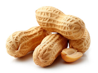 peanuts in shell isolated