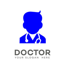 Doctor logo Icon Brand Identity Sign Symbol Template