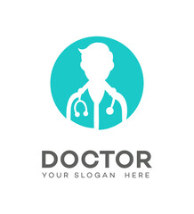 Doctor logo Icon Brand Identity Sign Symbol Template