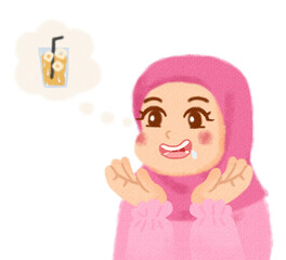 hungry and thirsty kid 