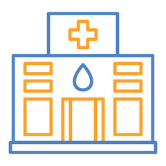 Obraz premium Blood bank Icon