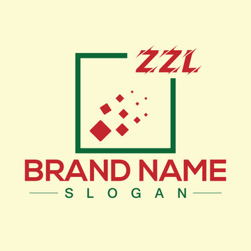 Creative letter ZZL monogram for business logo design template
