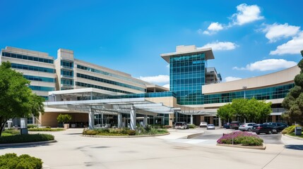 emergency front hospital building illustration clinic facade, reception ambulance, lobby patient emergency front hospital building