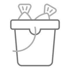Fish Bucket Icon
