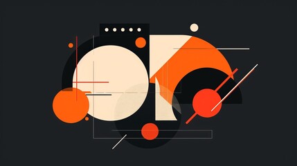 Obraz premium Minimalist 2D logo design