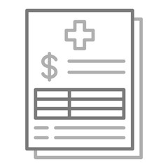 Fototapeta premium Costs Icon