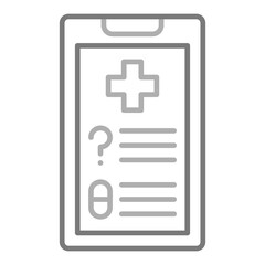 Obraz premium Health app Icon