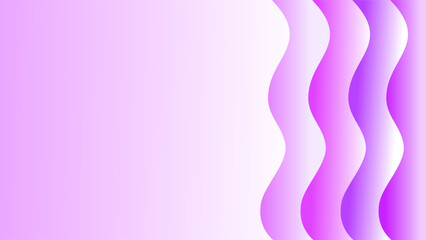 Purple overlay waves over pinkish white space for presentations