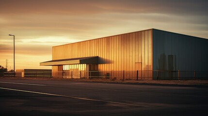 structure metal warehouse building illustration construction facility, commercial durable, large space structure metal warehouse building