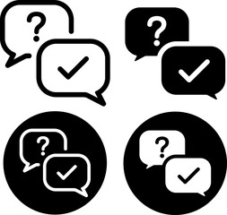 疑問　解決　アイコンセット