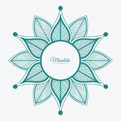 Vector luxury mandala template background and ornamental design for coloring page, greeting card, invitation, tattoo, floral mandala.