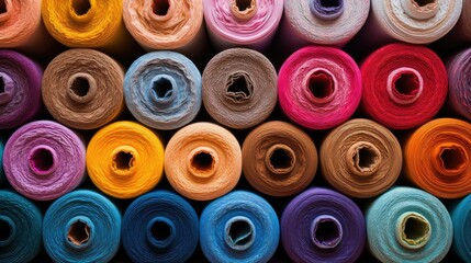 yarn material textile mill illustration thread loom, dye weave, cotton silk yarn material textile mill