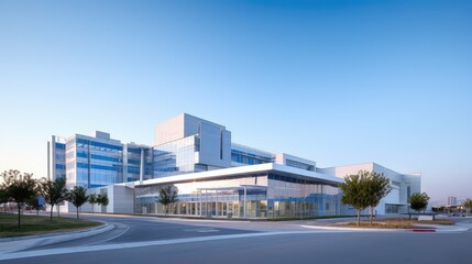 Fototapeta na wymiar healthcare architecture hospital building illustration medical facility, structure modern, patient emergency healthcare architecture hospital building