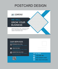 Postcard Design Fully Editable vector file