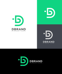 D Letter Logo Icon Brand Identity Sign Symbol Template