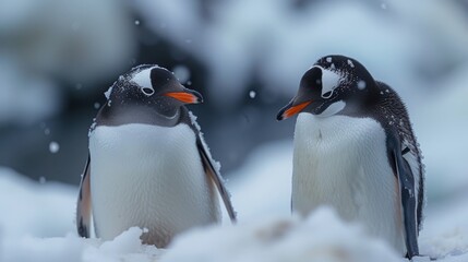 The conflict Antarctic penguins