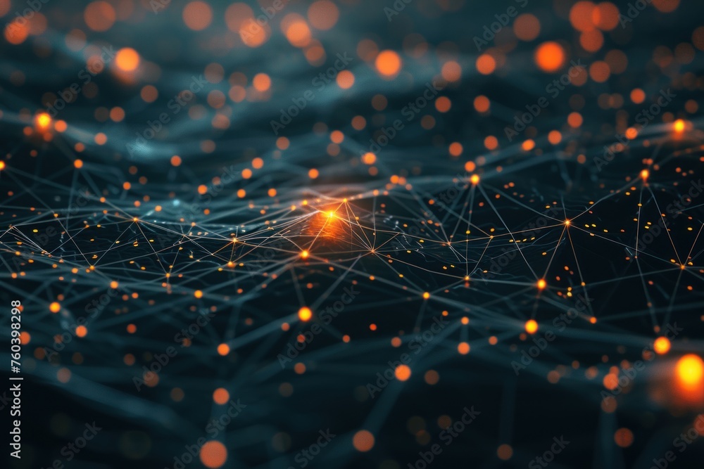 Poster artificial intelligence system embedded in a network