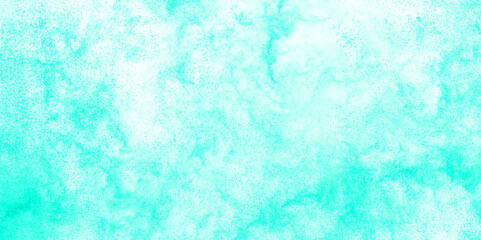 Blue and white watercolor paint splash or blotch background. White and blue color frozen ice surface design. Aquarelle paint paper textured with watercolor splashes grunge blue background with space.