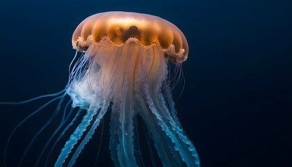 A Jellyfish With Tentacles That Light Up The Deep