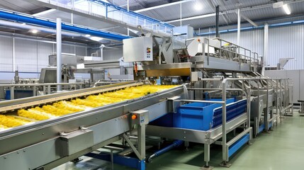 automation machine food processing illustration efficiency quality, production innovation, equipment industrial automation machine food processing