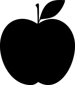 recommend clip art: apple silhouette icon
                    Apple Black Silhouette vector.