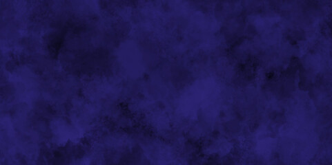 Stain artistic hand-painted dark blue grunge texture, Smoke in the dark blue texture, watercolor background concept design background with smoke, watercolor painted mottled blue background.