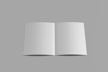 a4 bifold brochure mockup